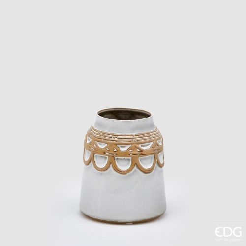 Vaso decorato Ivory H12 D12
