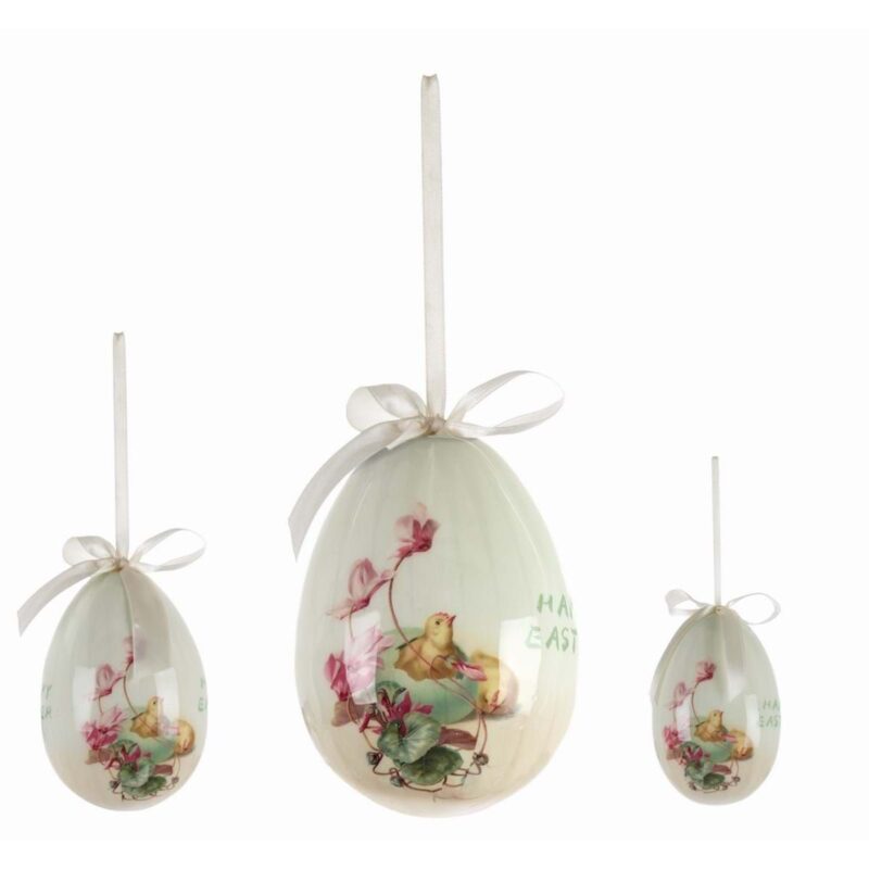 Set 3 Decori Uovo Di Pasqua