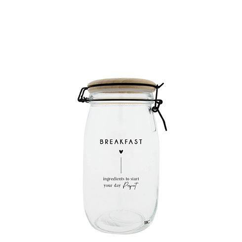 Barattolo Breakfast/Coffeee scritta in nero - immagine 6