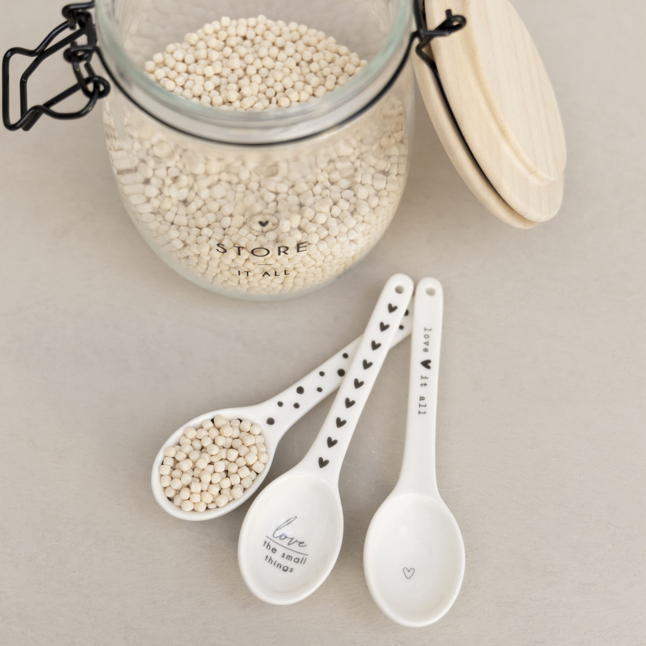 Barattolo Love/store/cooking/happy - immagine 2