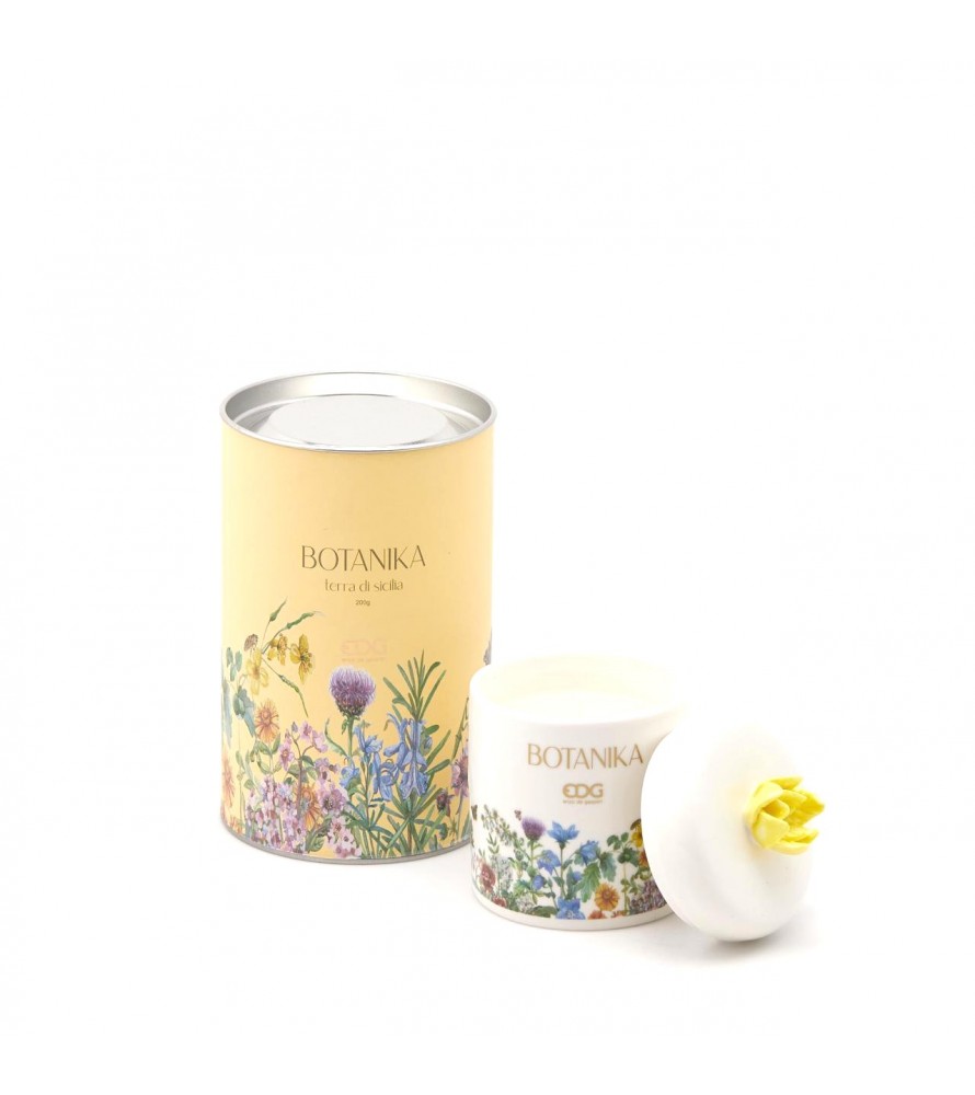Candela botanika c/ceramica