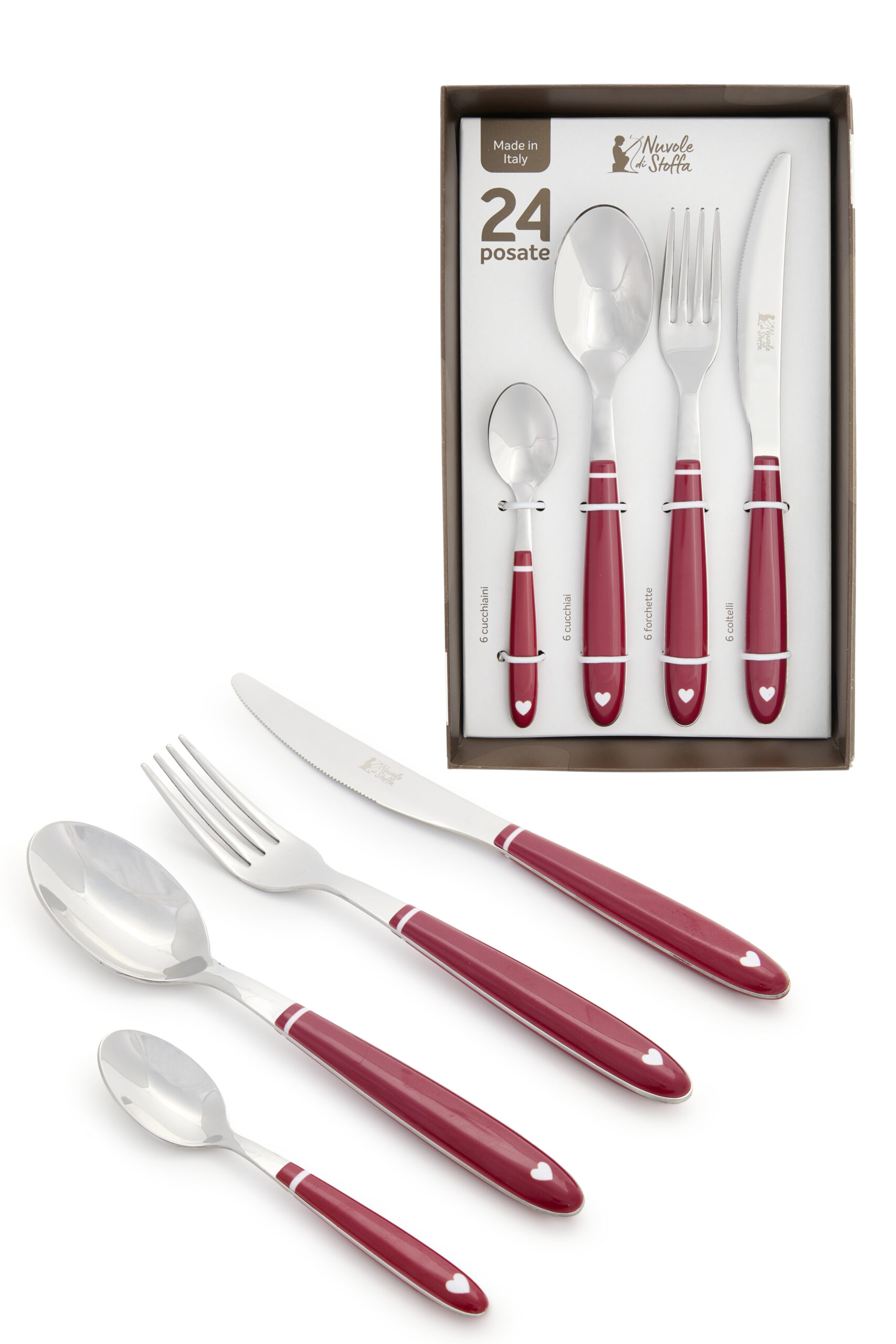 Set 24 posate Demetra